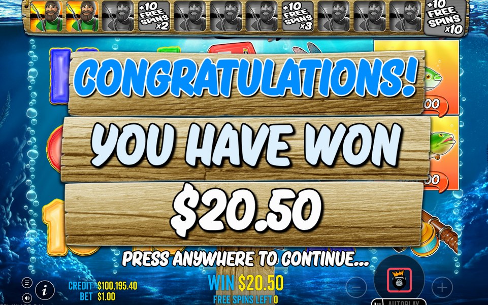 Winning paylines lit up on the grid after a spin